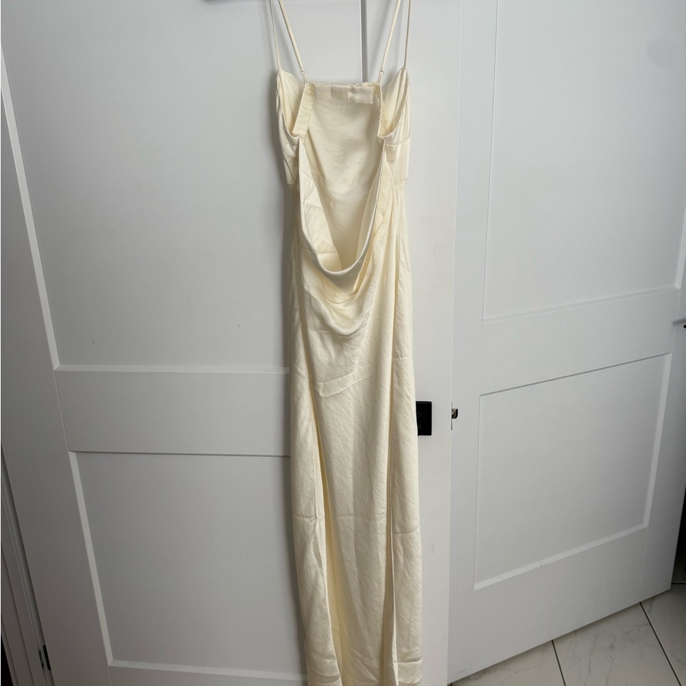 Abercrombie & Fitch White Dress with Spaghetti Straps - Picture 2 of 4